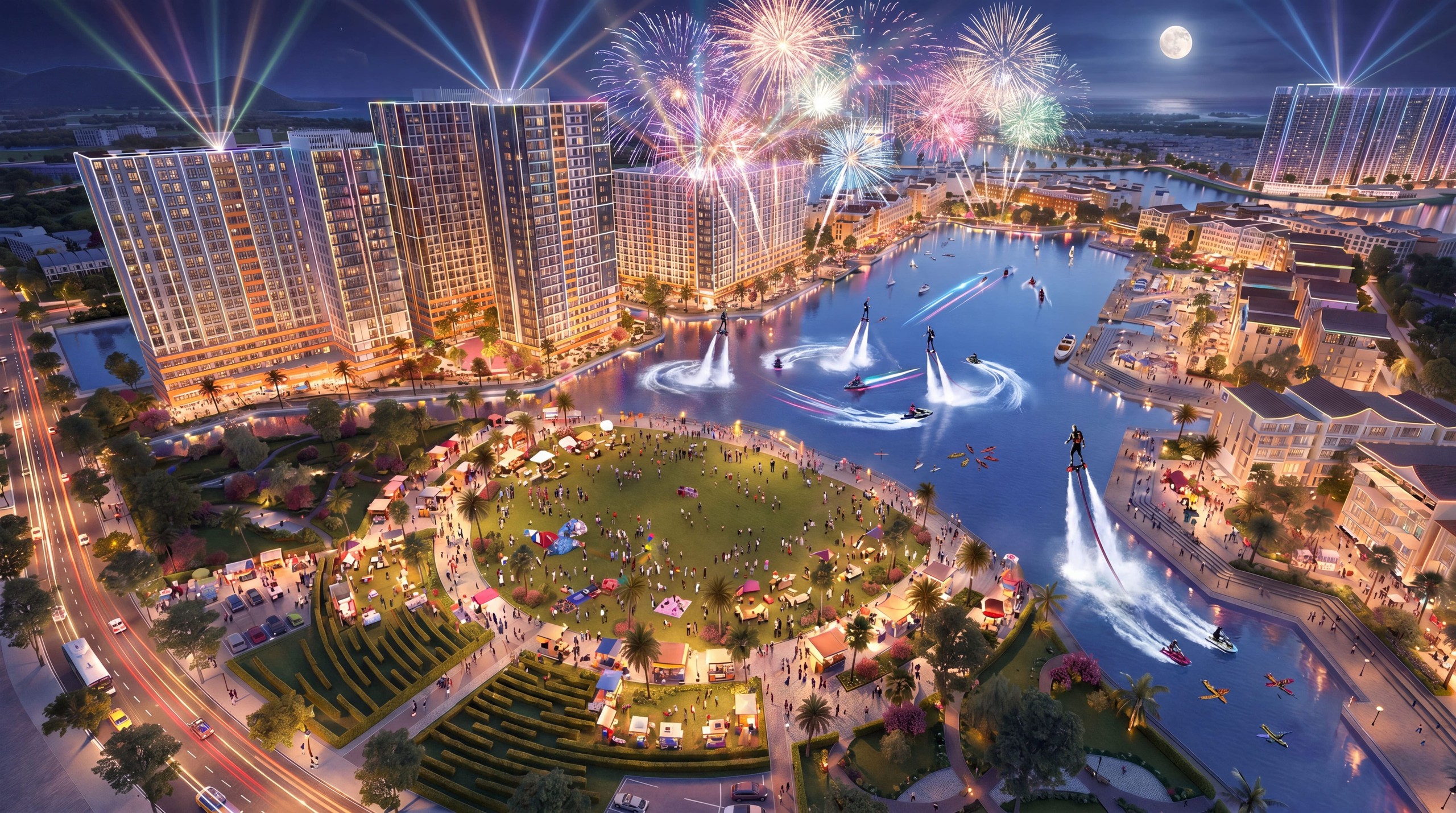 Lợi thế gi&uacute;p The Fest đ&oacute;n xu hướng bất động sản d&ograve;ng tiền tại Festival Island - Ảnh 1.