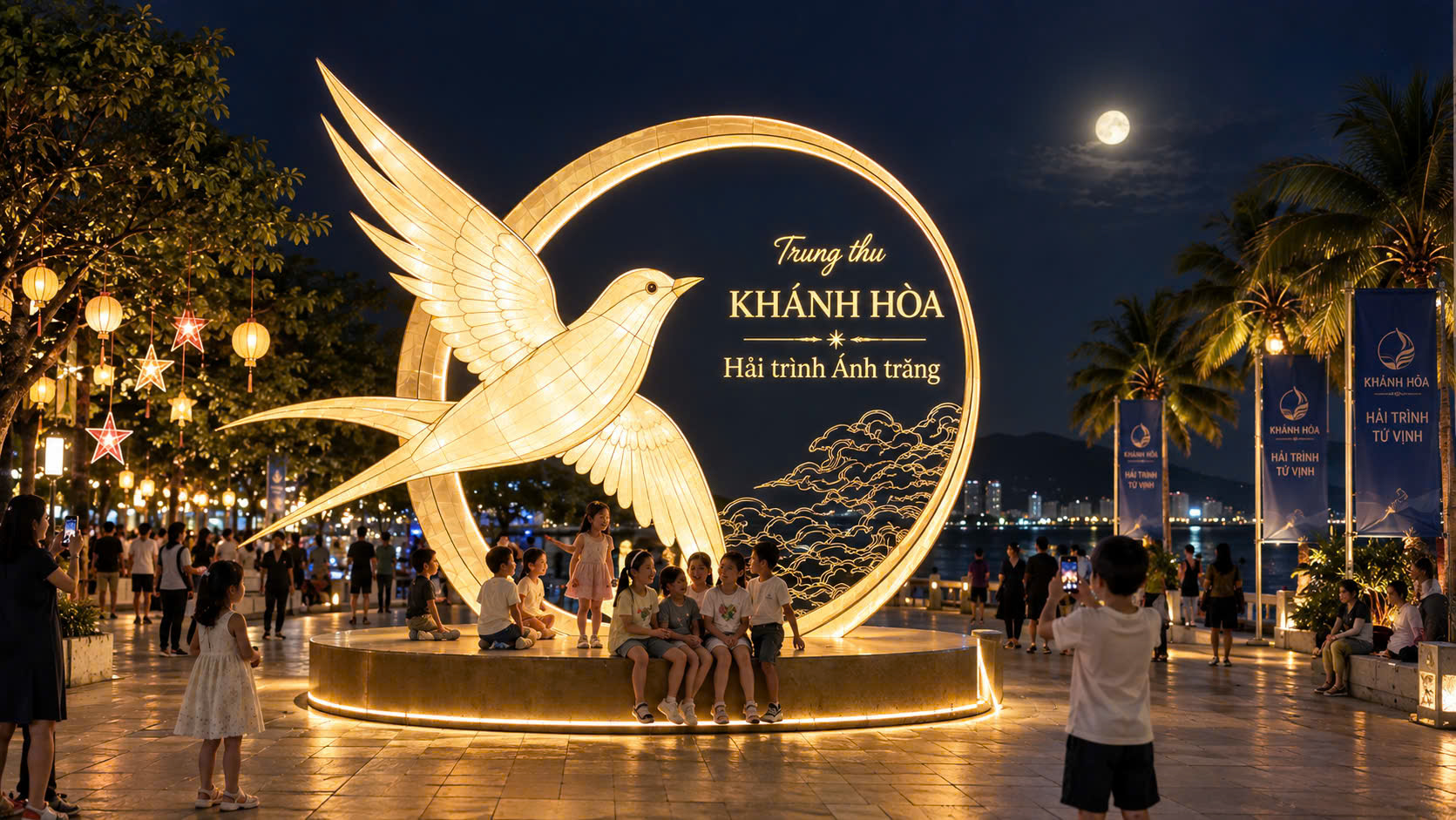Kh&aacute;nh H&ograve;a lần đầu tổ chức Lễ hội Trung thu &ldquo;Hải tr&igrave;nh &Aacute;nh trăng&rdquo;- Ảnh 1.