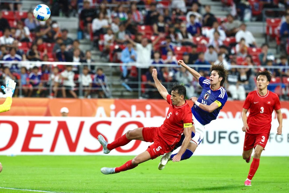 ASIAD 20: U23 Nhật Bản thắng dễ U23 Hồng K&ocirc;ng (Trung Quốc)- Ảnh 2.