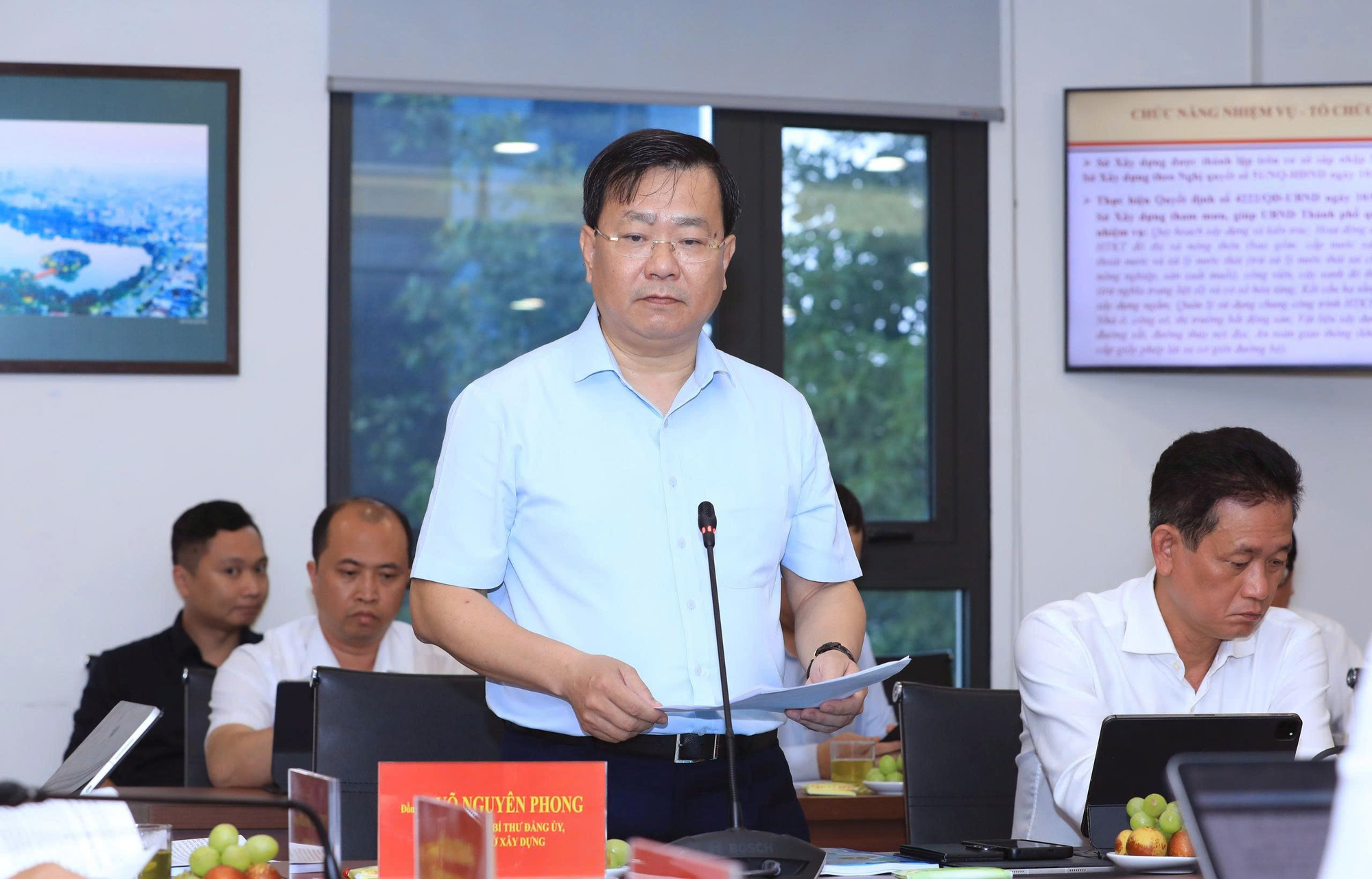 Chủ tịch Hà Nội yêu cầu Sở Xây dựng thúc đẩy các động lực tăng trưởng- Ảnh 2.