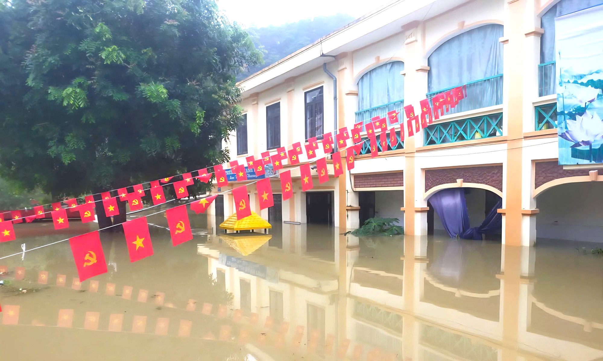 Hơn 3.000 hộ dân Ninh Bình bị ảnh hưởng mưa lũ, nước sông tiếp tục dâng cao- Ảnh 3.