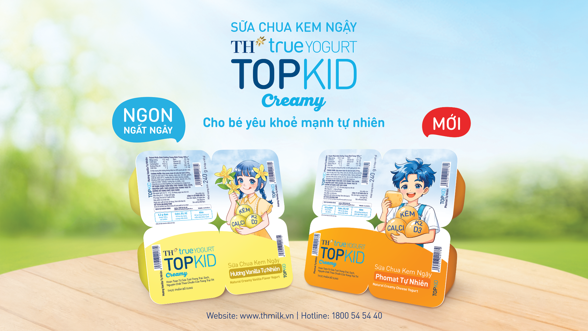 Tập đo&agrave;n TH ra mắt sữa chua kem ngậy hương vanilla tự nhi&ecirc;n & phomat tự nhi&ecirc;n- Ảnh 1.