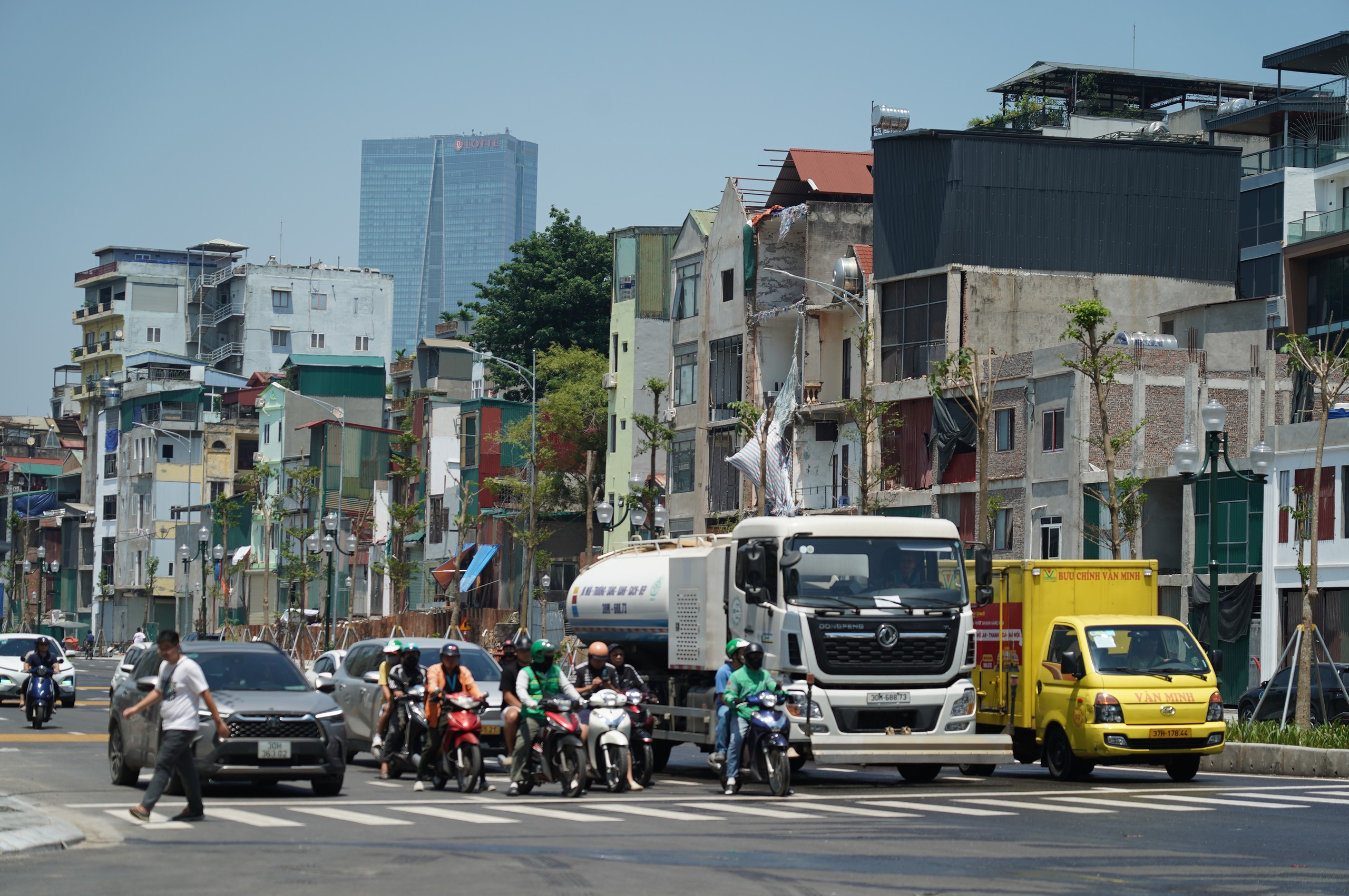 Th&ocirc;ng xe kỹ thuật đường V&agrave;nh đai 1 đoạn Ho&agrave;ng Cầu-Voi Phục - Ảnh 2.