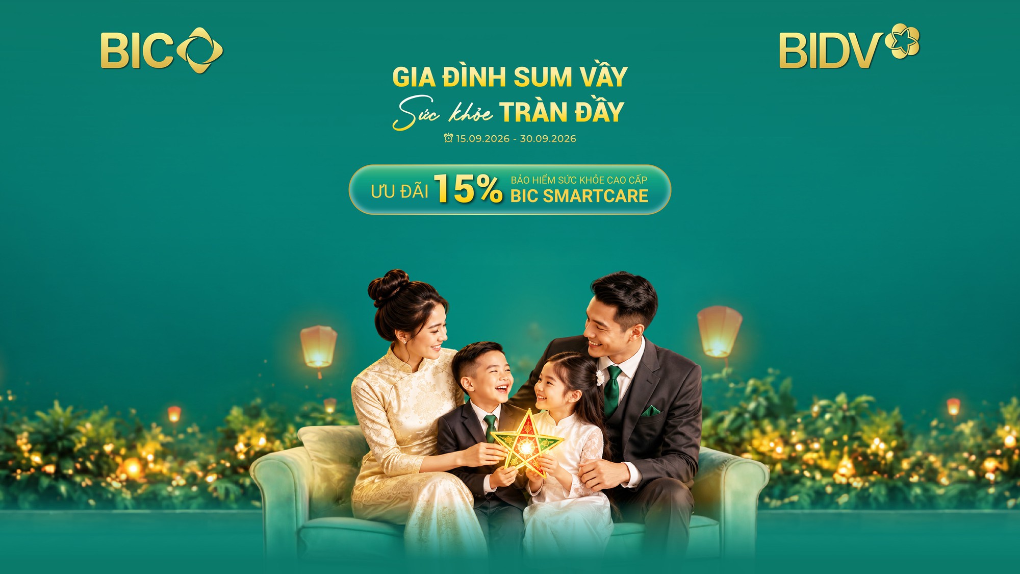 Mừng Tết Đo&agrave;n vi&ecirc;n, BIC ưu đ&atilde;i 15% ph&iacute; bảo hiểm sức khoẻ cao cấp BIC SmartCare - Ảnh 1.
