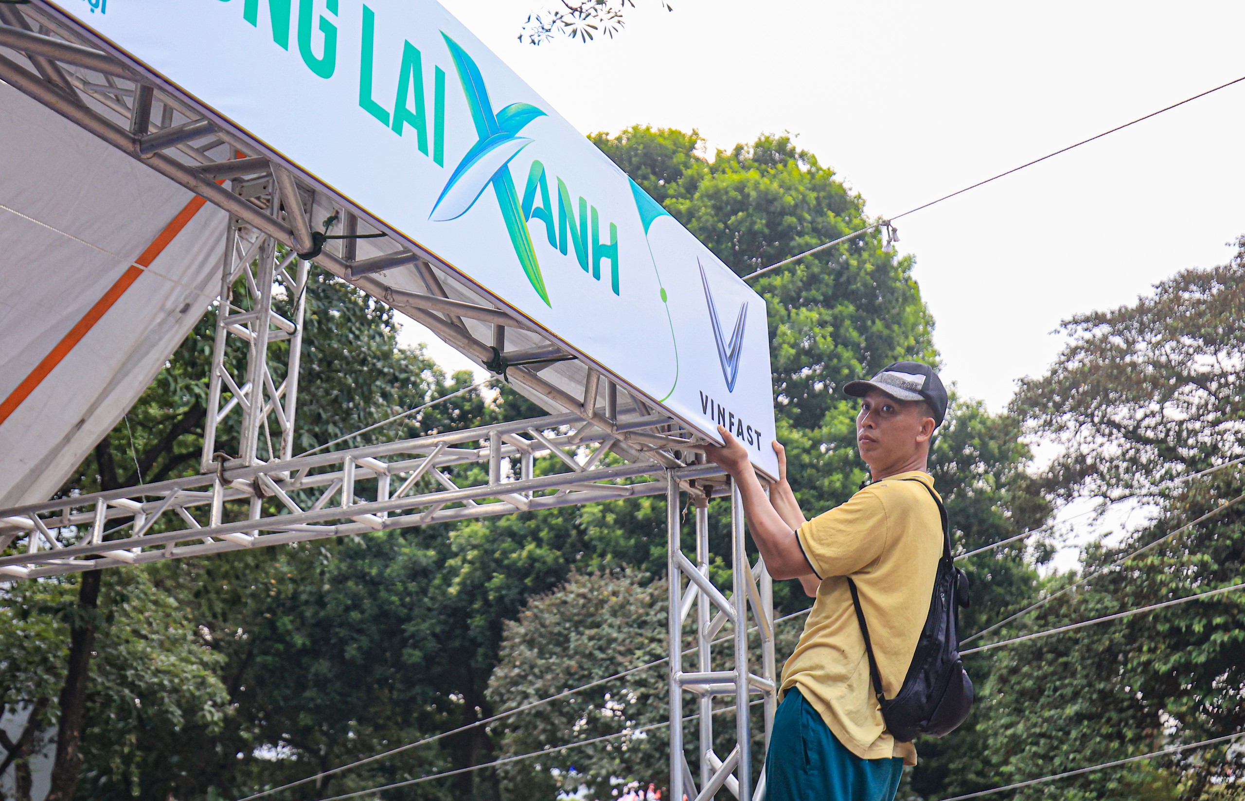 Tất bật chuẩn bị Festival Tân sinh viên chuyển đổi xanh- Ảnh 12.