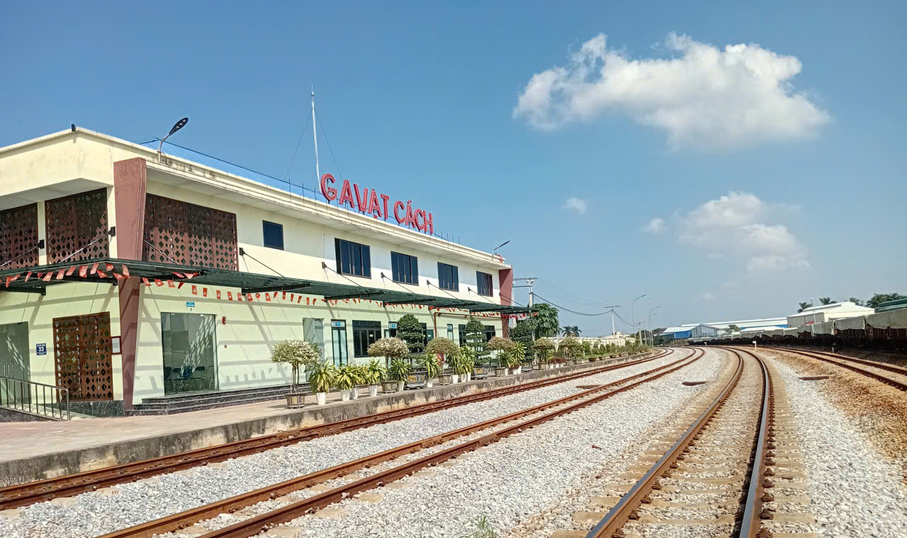 Ga Vật C&aacute;ch được khai th&aacute;c vận tải h&agrave;ng h&oacute;a li&ecirc;n vận quốc tế - Ảnh 1.