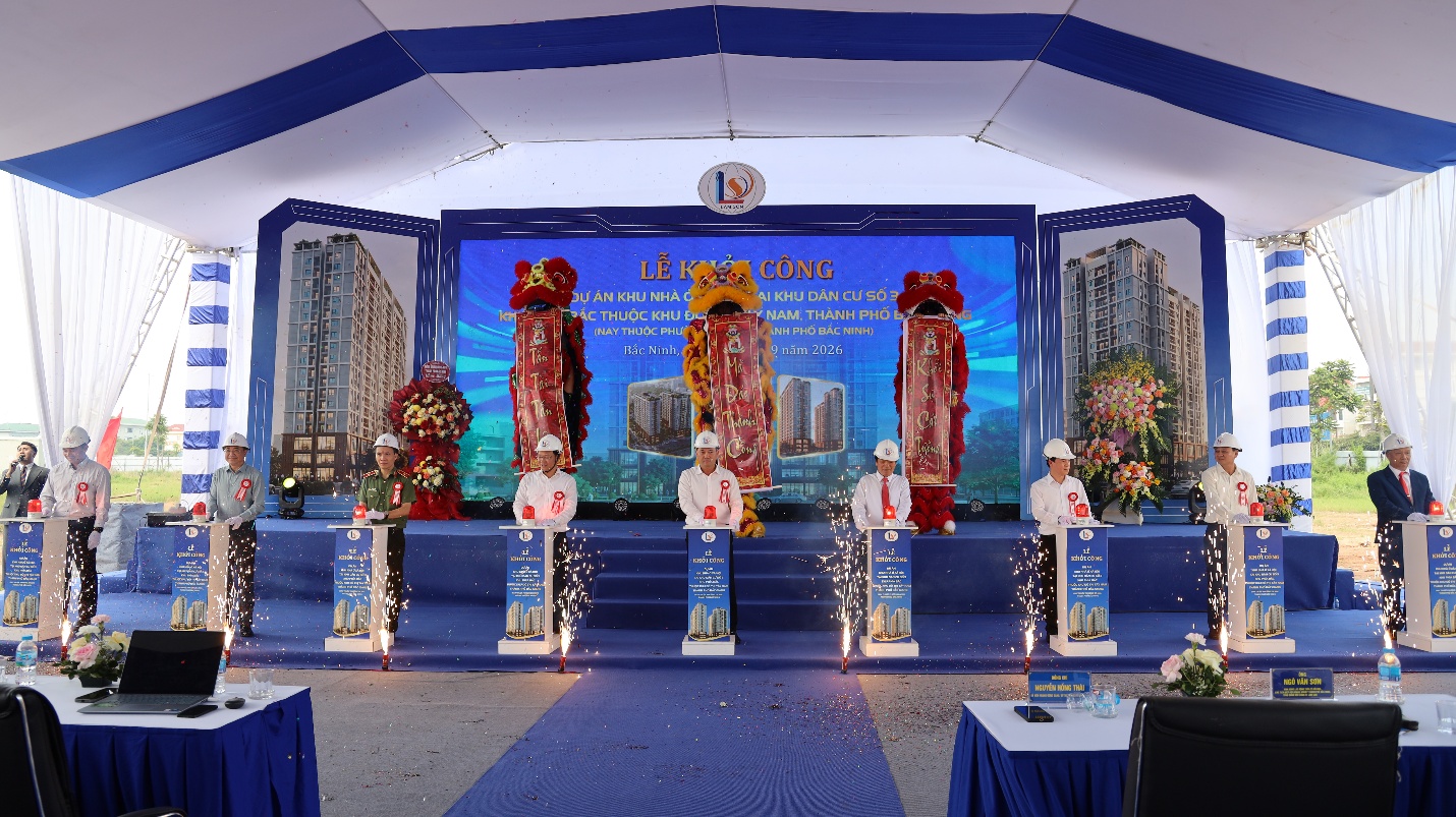 Bắc Ninh khởi công gần 500 căn nhà ở xã hội tại phường Đa Mai- Ảnh 1.