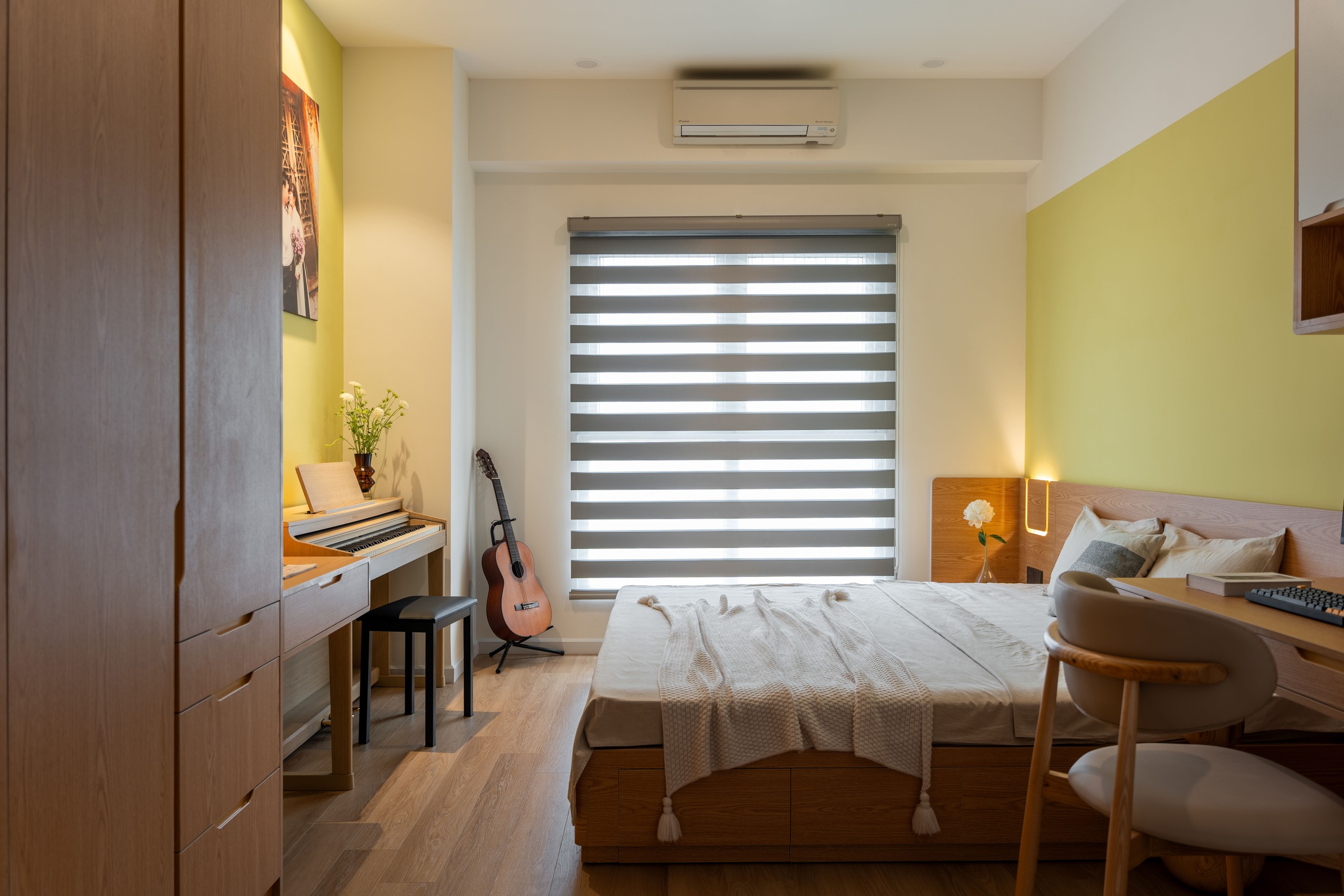 Gợi &yacute; phối m&agrave;u sơn cho ph&ograve;ng ngủ đẹp v&agrave; thư th&aacute;i- Ảnh 2.