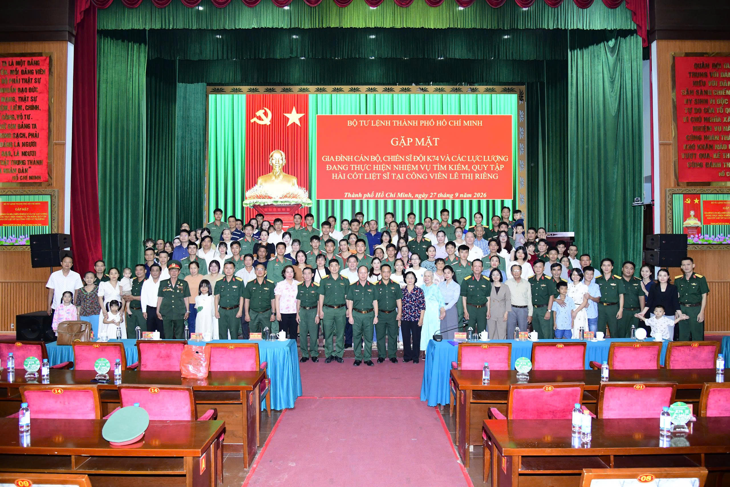 Bộ Tư lệnh TP.HCM gặp mặt th&acirc;n nh&acirc;n c&aacute;n bộ, chiến sĩ Đội K74 - Ảnh 5.