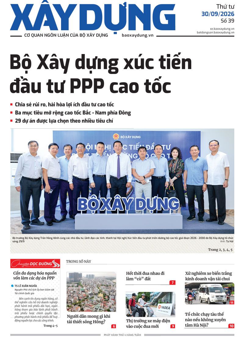 Tin mới nhất, hay nhất tr&ecirc;n B&aacute;o X&acirc;y dựng ng&agrave;y 30/9/2026 - Ảnh 1.