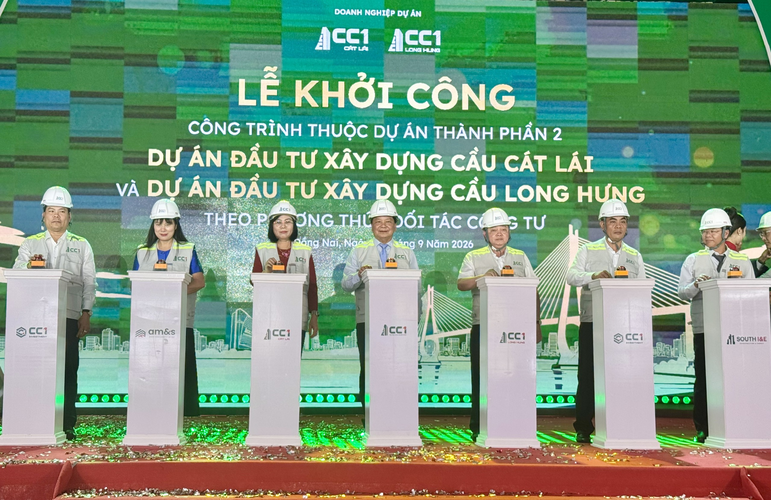 Ch&iacute;nh thức khởi c&ocirc;ng cầu C&aacute;t L&aacute;i v&agrave; Long Hưng nối Đồng Nai - TP.HCM- Ảnh 5.