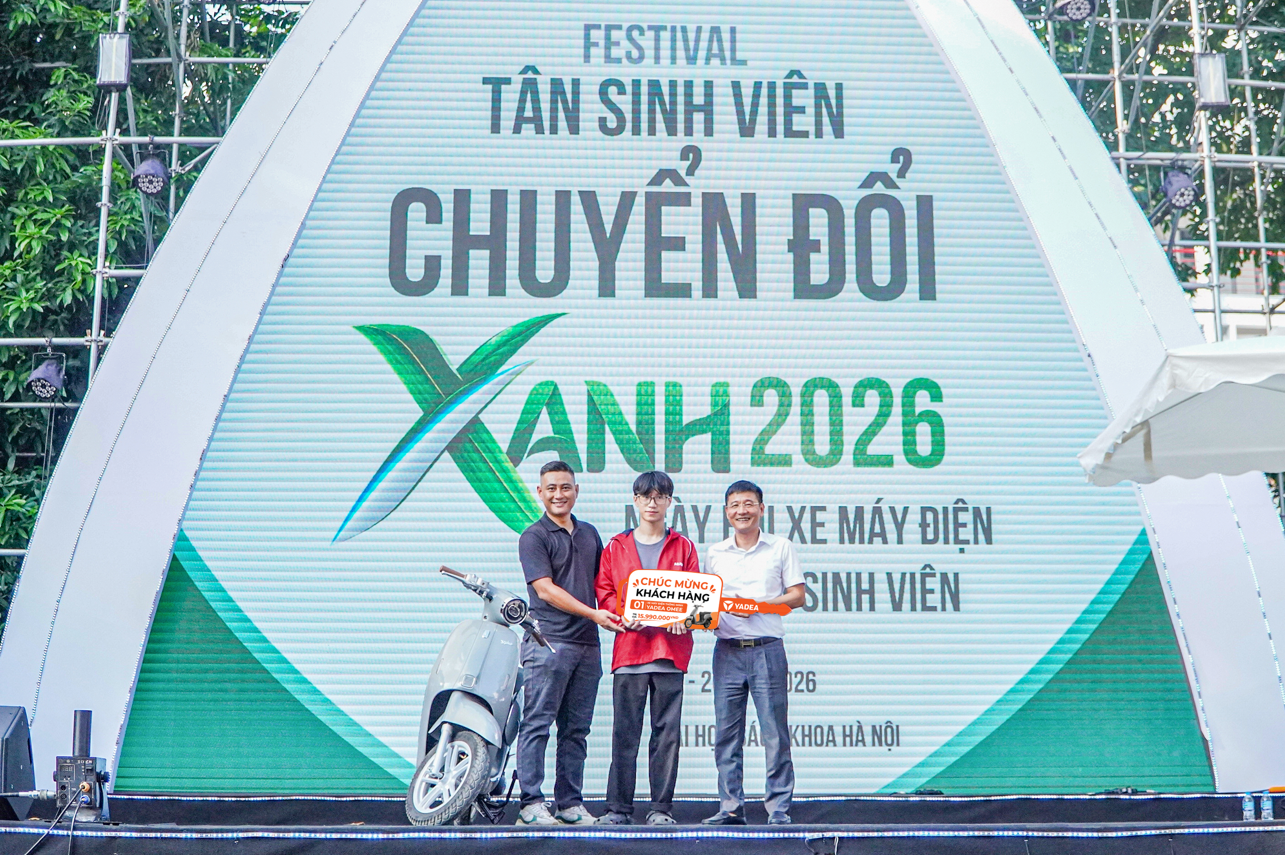 YADEA đồng hành cùng "Festival Tân sinh viên Chuyển đổi xanh"- Ảnh 4.