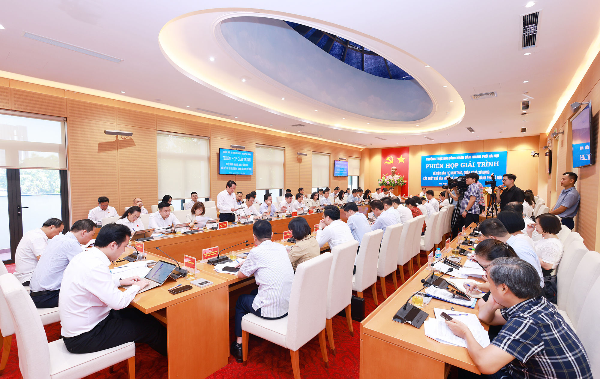 H&agrave; Nội giải tr&igrave;nh b&agrave;i to&aacute;n đầu tư, khai th&aacute;c thiết chế văn h&oacute;a, thể thao - Ảnh 1.