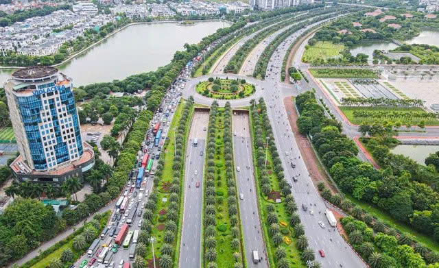 H&agrave; Nội điều chỉnh giao th&ocirc;ng tr&ecirc;n Đại lộ Thăng Long từ h&ocirc;m nay - Ảnh 1.