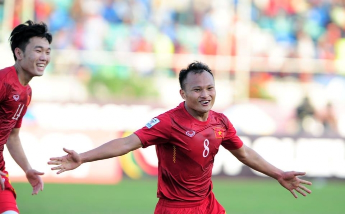 Trọng Hoàng ghi bàn thắng duy nhất giúp ĐTVN đánh