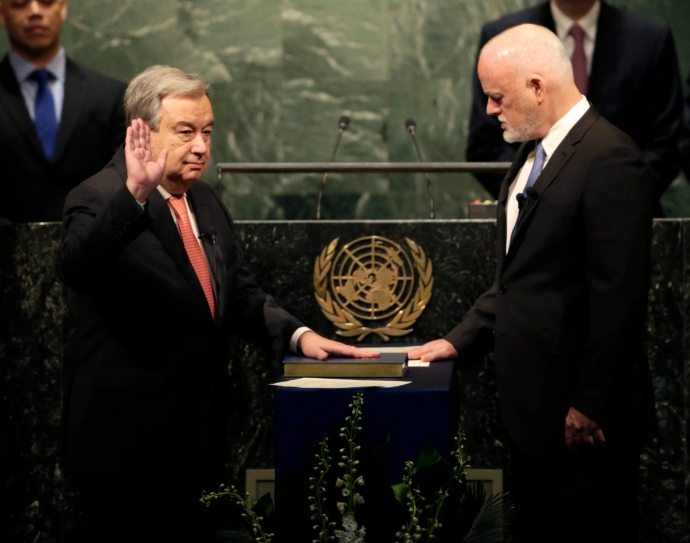 Cựu Thủ tướng Bồ Đ&agrave;o Nha Antonio Guterres, 71 tuổi