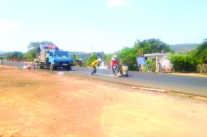 Thi c&ocirc;ng g&oacute;i thầu số 22 đảm bảo ATGt Dự &aacute;n mở rộng