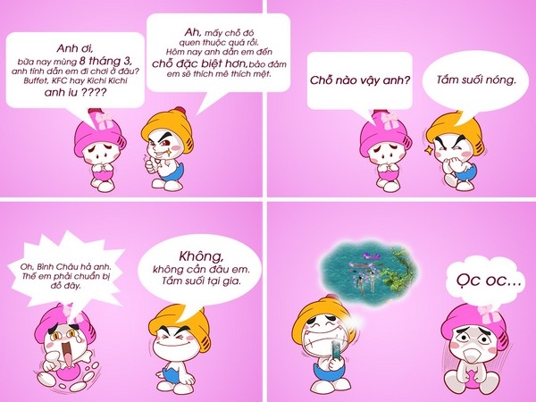 Kh&ocirc;ng những qu&agrave; m&agrave; lời ch&uacute;c h&agrave;i hước khiến ph&aacute;i nữ cười cả ng&agrave;y