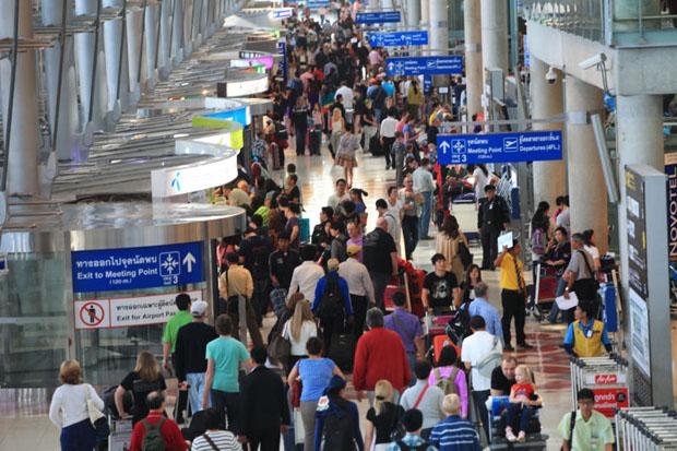 S&acirc;n bay Suvarnabhumi đ&atilde; qu&aacute; tải 