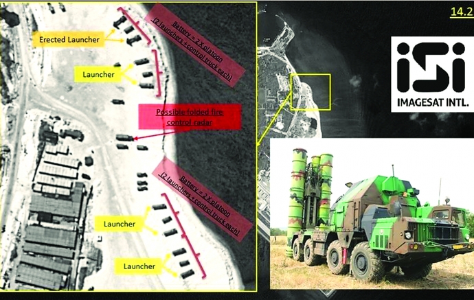 H&igrave;nh ảnh vệ tinh cho thấy Trung Quốc triển khai bệ