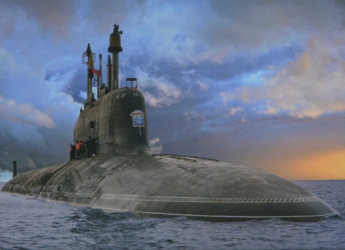 1 Si&ecirc;u t&agrave;u ngầm hạt nh&acirc;n K-329 Severodvinsk