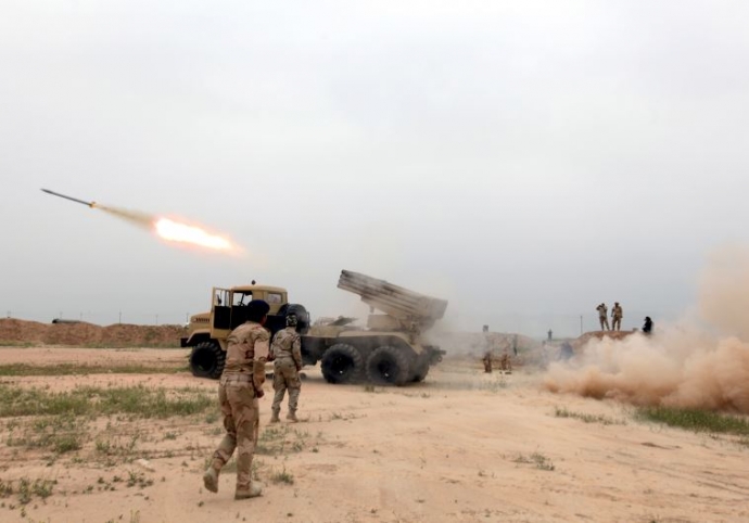 C&aacute;c m&aacute;y bay kh&ocirc;ng k&iacute;ch khủng bố tại Iraq đ&atilde; ti&ecirc;u d