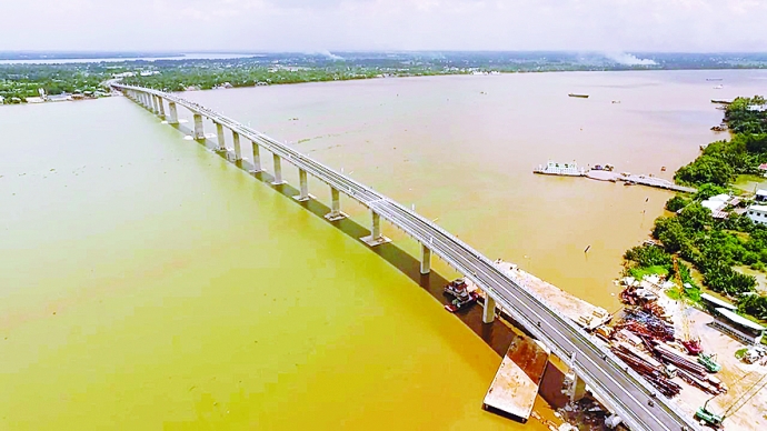 Cầu Mỹ Lợi nằm tr&ecirc;n QL50 nối tỉnh Tiền Giang v&agrave; Lo