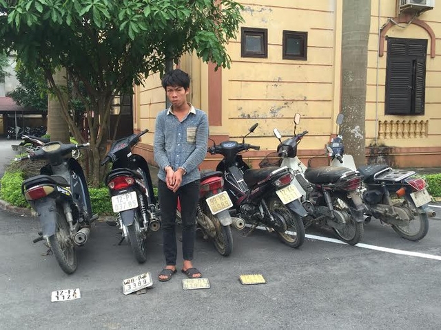 9X trộm xe m&aacute;y