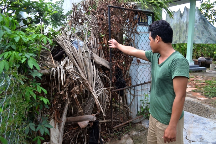 r&agrave;o chắn lối đi chung