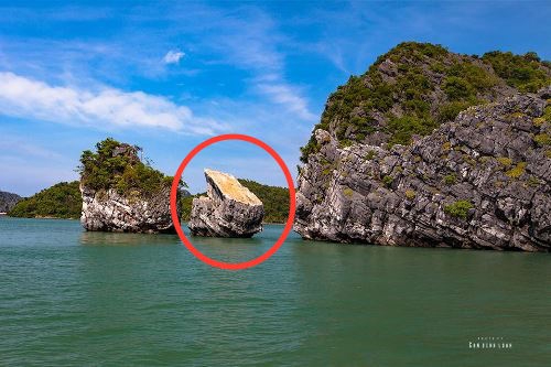 h&ograve;n thi&ecirc;n nga bị mất phần đỉnh