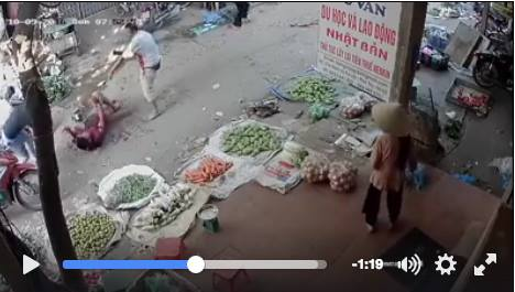 chém nhau kinh hoàng ở phúc thọ