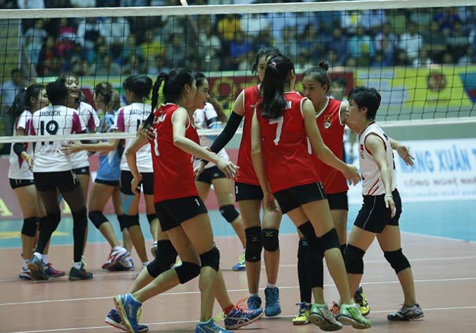 ĐT b&oacute;ng chuyền nữ Việt Nam tr&ecirc;n đ&agrave; suy yếu
