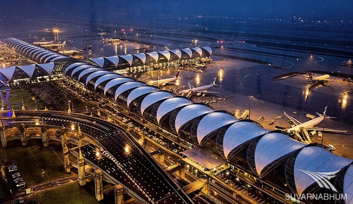 S&acirc;n bay quốc tế Suvarnabhumi của Th&aacute;i Lan
