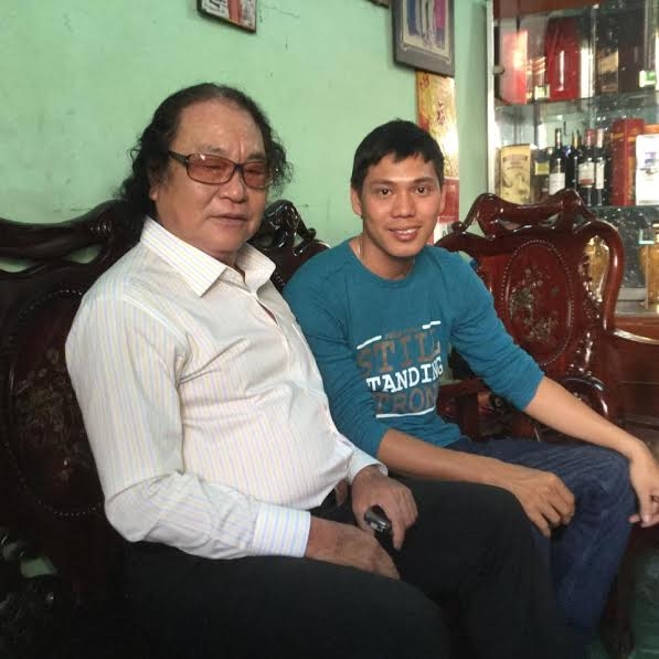 HLV Đổng Quốc Cường v&agrave; cậu học tr&ograve; V&otilde; Thanh T&ugrave;ng