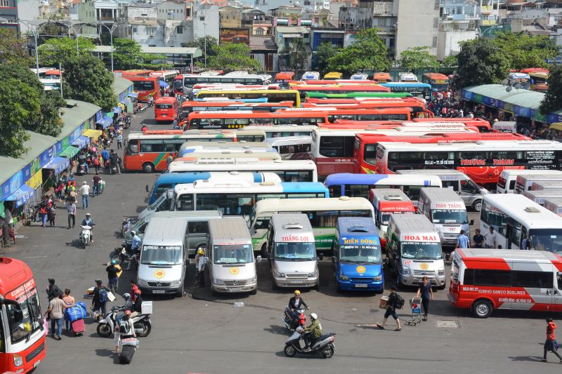 Tăng cường xe tại bến xe Miền Đ&ocirc;ng phục vụ người d