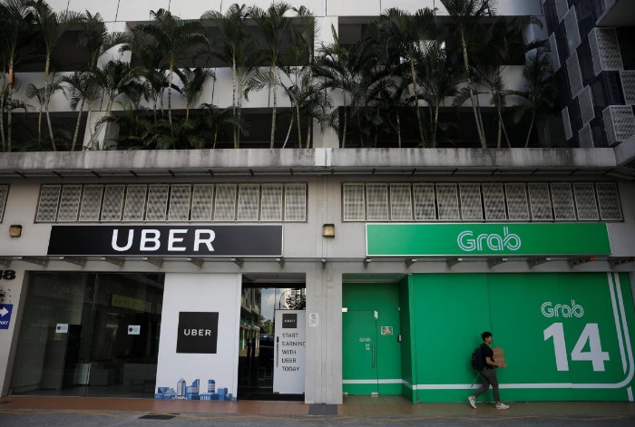 Trụ sở Uber v&agrave; Grab tại Singapore