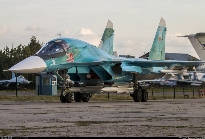 M&aacute;y bay Su-34 của Nga