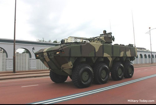 Xe bọc th&eacute;p AV8 (Thổ Nhĩ Kỳ) c&oacute; lớp &aacute;o gi&aacute;p ph&iacute;a trước d&agrave;y 14,5 mm v&agrave; v&ograve;ng gi&aacute;p xung quanh d&agrave;y 7,62 mm. AV8 được trang bị ph&aacute;o 30 mm v&agrave; s&uacute;ng m&aacute;y đồng trục 7,62 mm. Một số phi&ecirc;n bản AV8 c&ograve;n được trang bị bệ ph&oacute;ng t&ecirc;n lửa chống tăng. Ảnh: news.cn/mil.