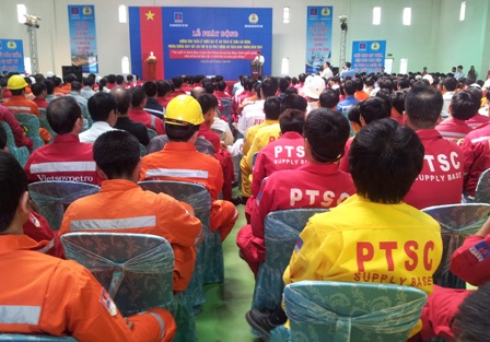 500 c&ocirc;ng nh&acirc;n đến từ tập đo&agrave;n dầu kh&iacute; Vũng T&agrave;u tham dự tuần lễ an to&agrave;n lao động-ph&ograve;ng chống ch&aacute;y nổ