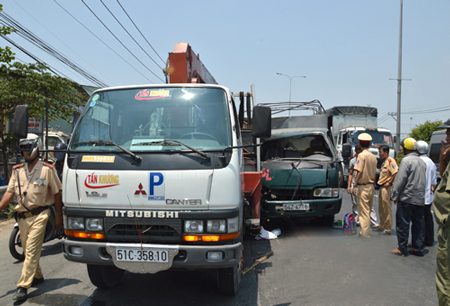 Hiện trường vụ tai nạn