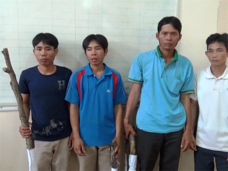 4 đối tượng tr&ecirc;n x&acirc;m nhập tr&aacute;i ph&eacute;p v&agrave;o Vườn Quốc gia Tr&agrave;m Chim