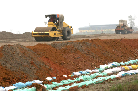 Cao tốc H&agrave; Nội - Hải Ph&ograve;ng đang chậm tiến độ