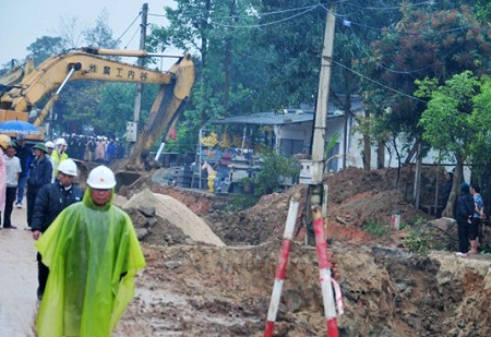 Nơi c&aacute;c đối tượng chống người thi h&agrave;nh c&ocirc;ng vụ