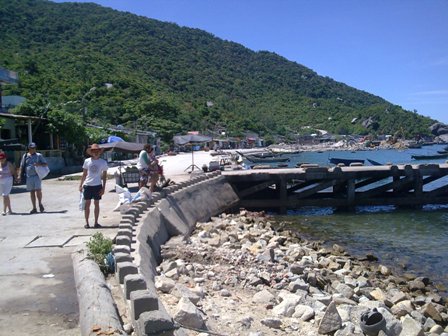 Một g&oacute;c đảo C&ugrave; Lao Ch&agrave;m, tỉnh Quảng Nam