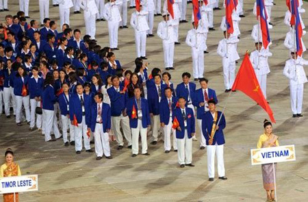 Đo&agrave;n Thể thao Việt Nam dự SEA Games 27