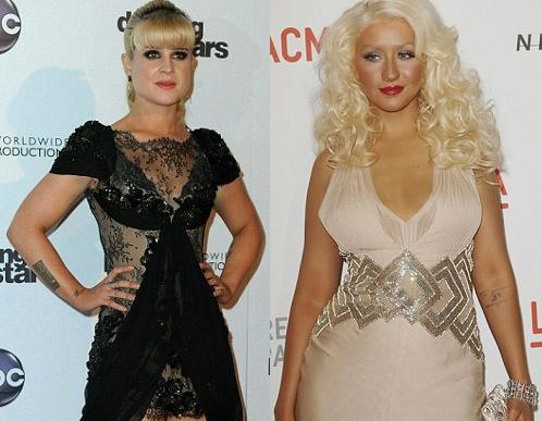 Kelly Osbourne v&agrave; Christina Aguilera