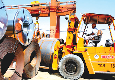 Có thể sẽ thay thế Chủ tịch HĐQT nếu VN STEEL tiếp tục thua lỗ trong năm 2014 Ảnh: Lã Anh