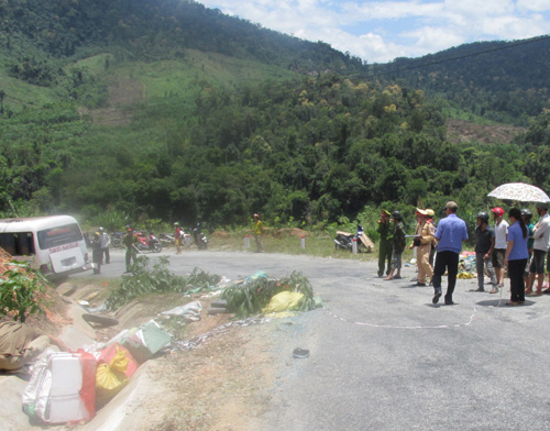 Hiện trường vụ tai nạn 