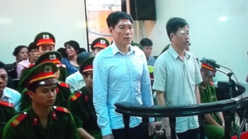 Bị c&aacute;o Dương Tự trọng tại t&ograve;a (Ảnh: PLO)