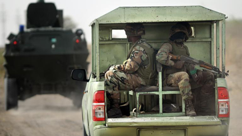 Qu&acirc;n nh&acirc;n Nogeria (Ảnh: AFP)